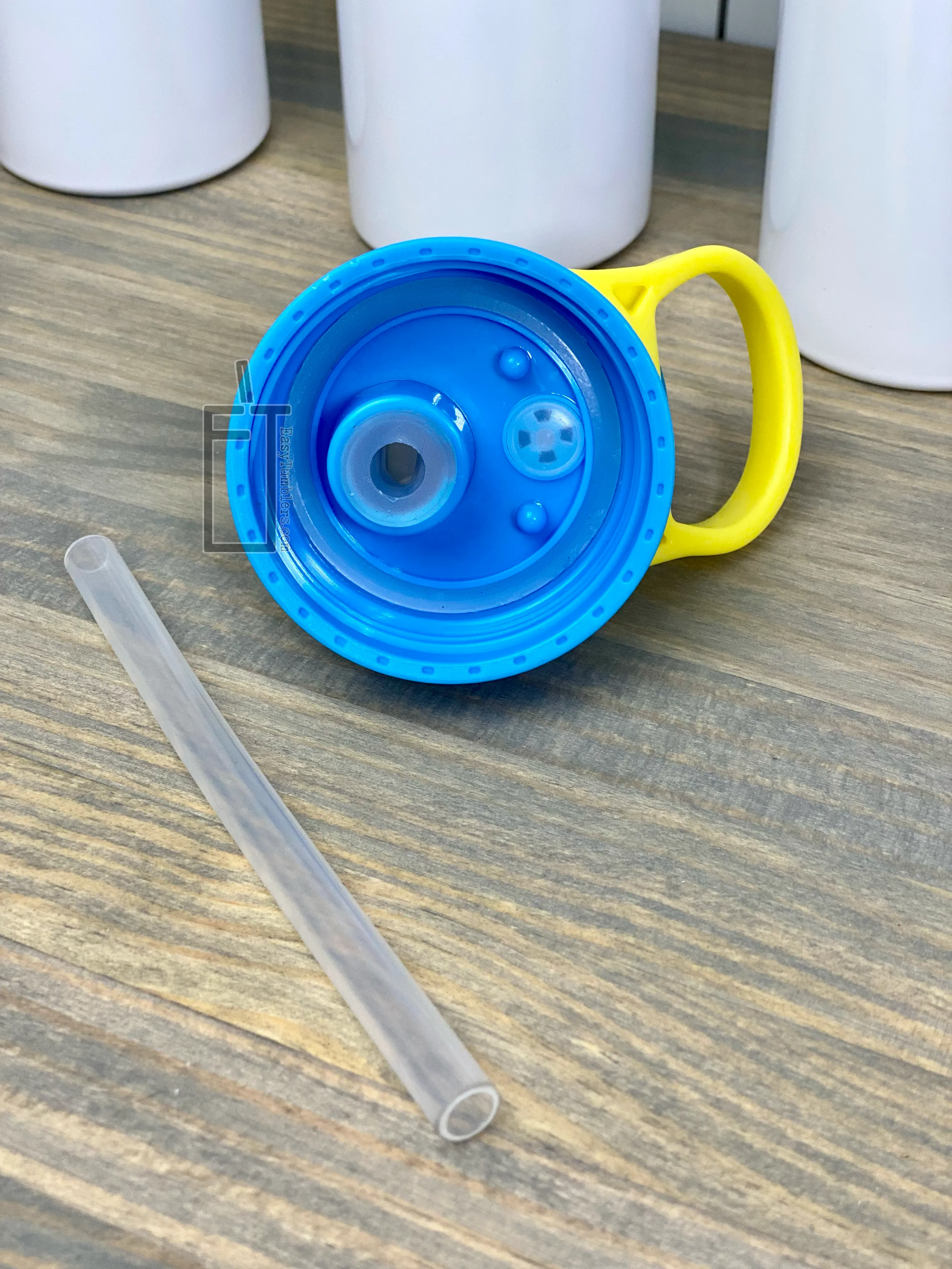 12oz Kids Water Bottle Flip Top Sublimation Blank Tumbler