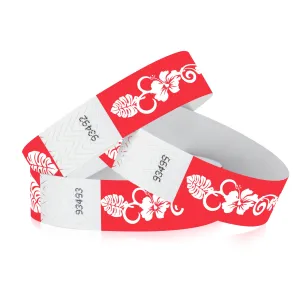 3/4" Tyvek Hawaiian Wristbands