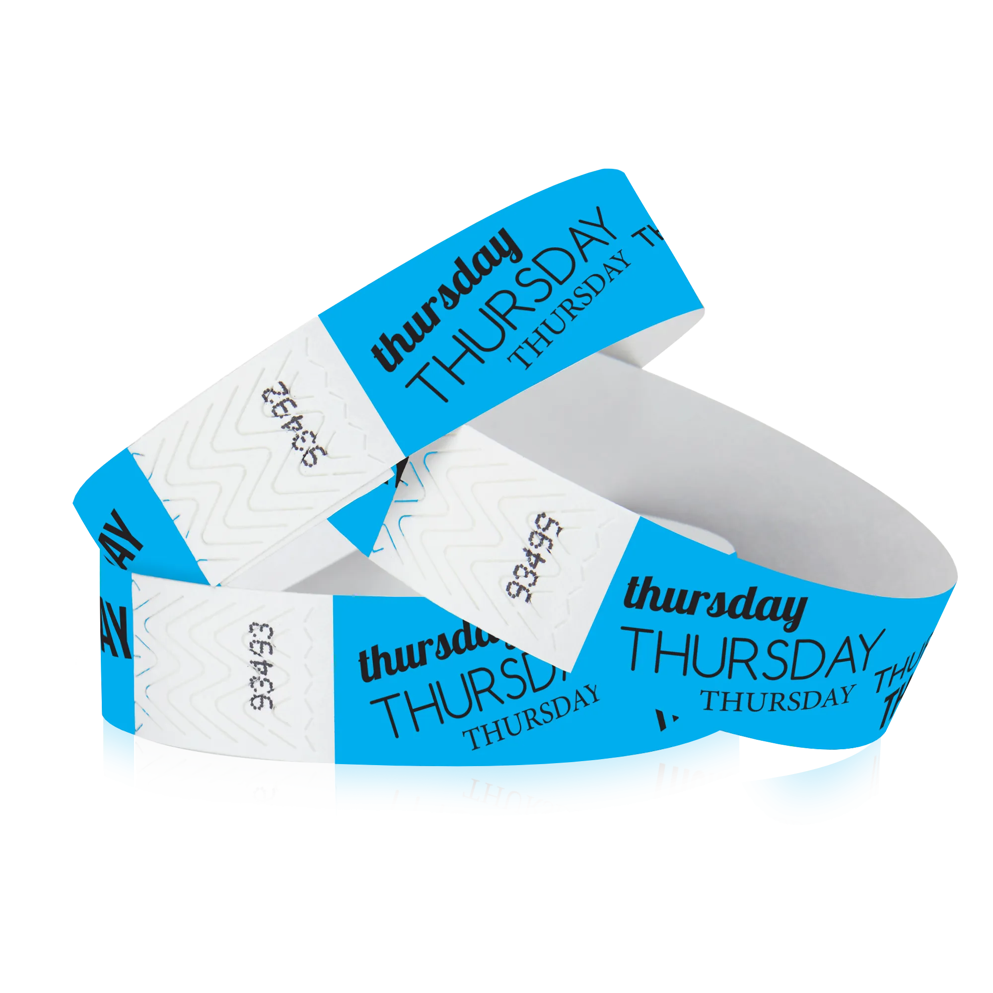 3/4" Tyvek Thursday Wristbands