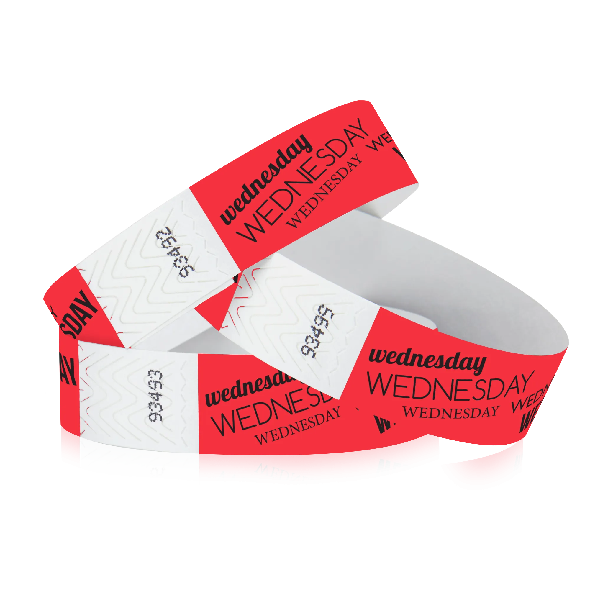 3/4" Tyvek Wednesday Wristbands