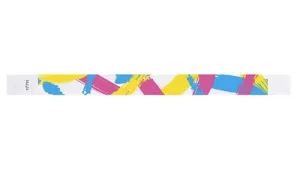 3/4" Tyvek Wristbands - 90's Paint Stroke