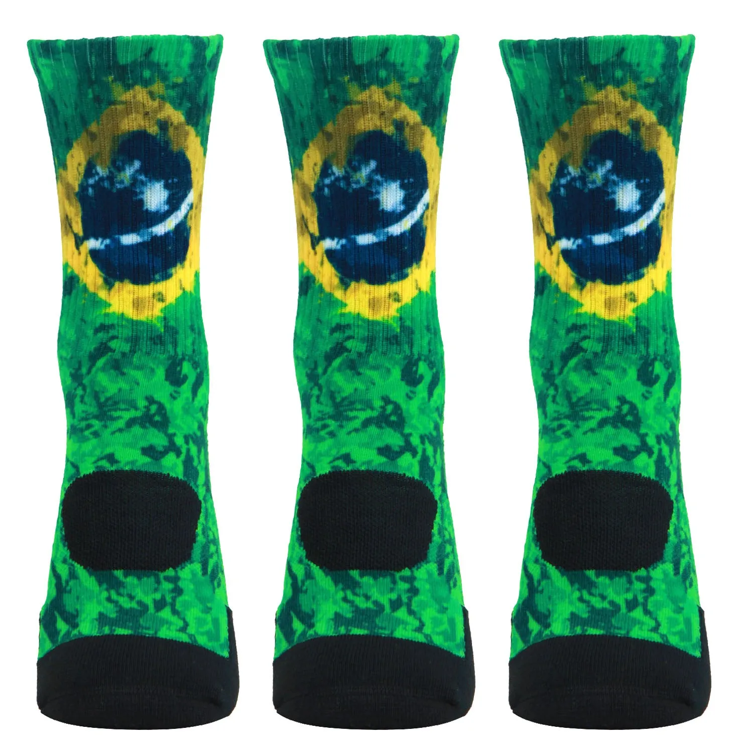 360 Print Cushion Basketball Athletic Sports Flag Socks