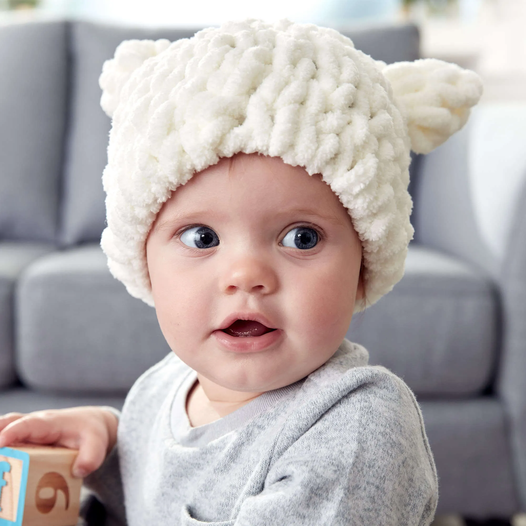 Bernat Craft Alize EZ Baby Bear Hat