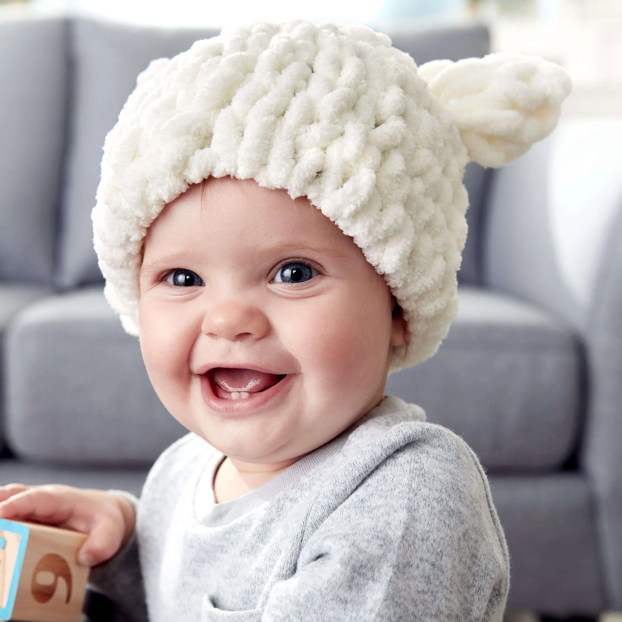 Bernat Craft Alize EZ Baby Bear Hat