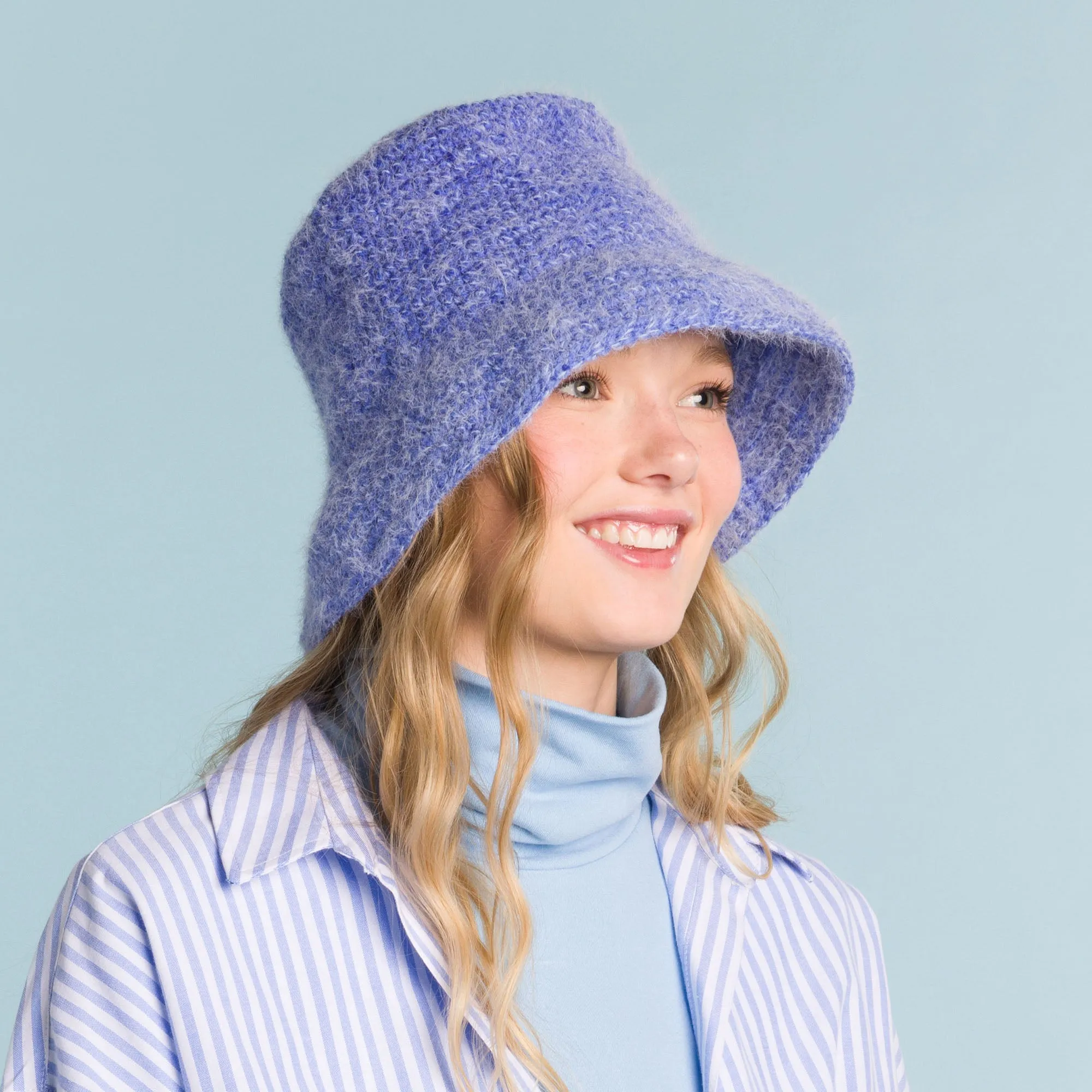 Caron Crochet Just Cozy Bucket Hat