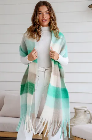 CLOVER FLUFFY SCARF