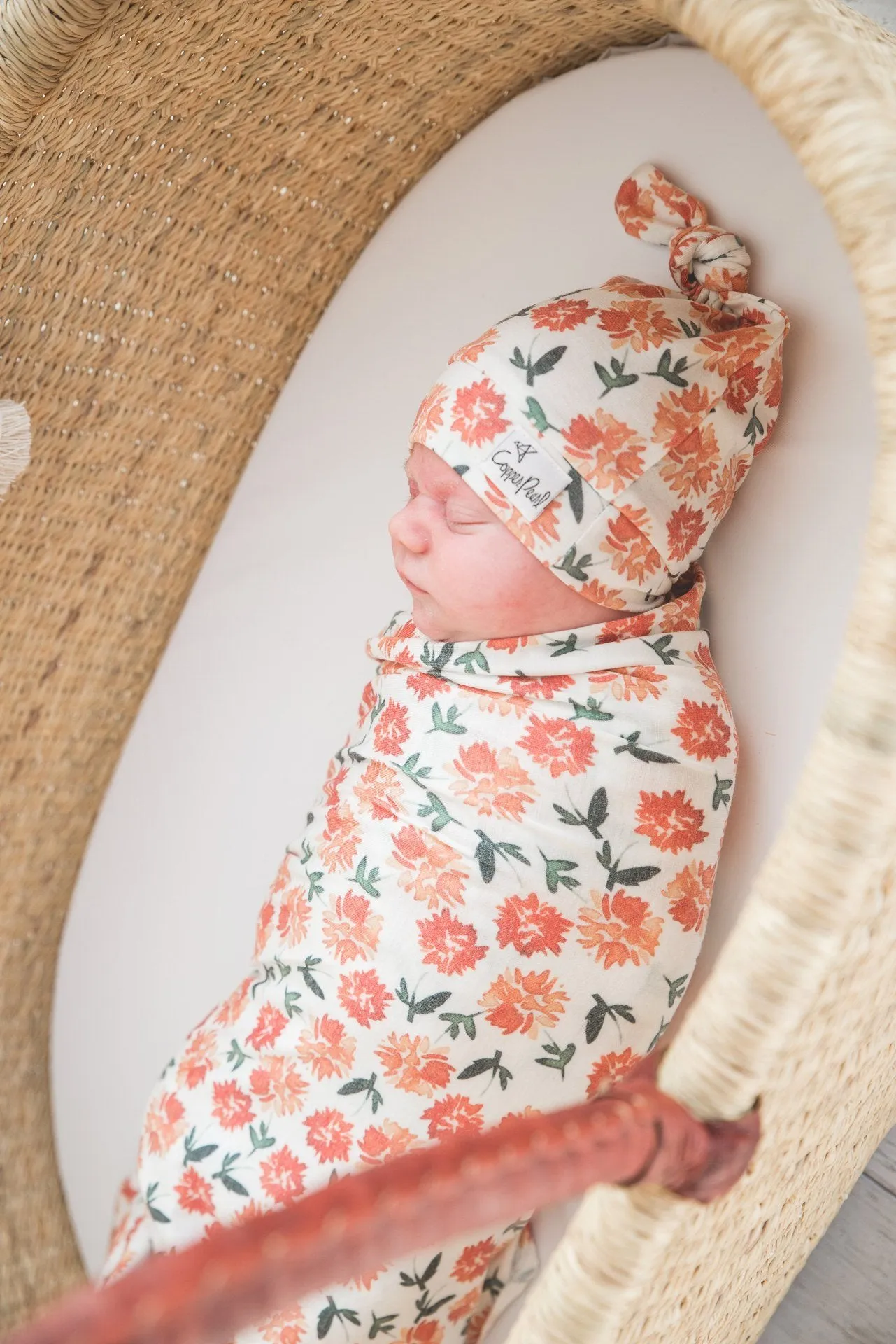 Copper Pearl Hazel Top Knot Hat