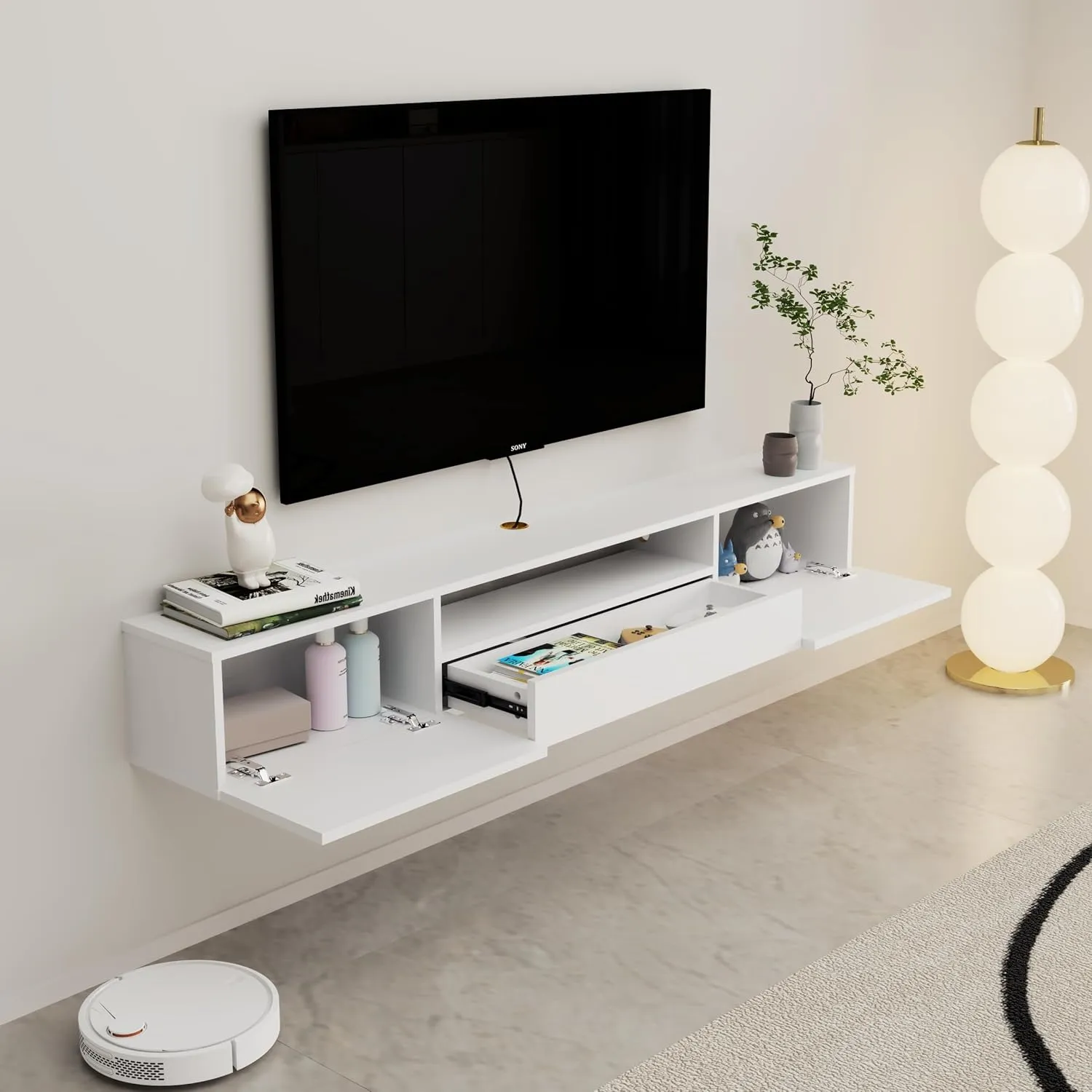 Custom Purio Floating TV Stand