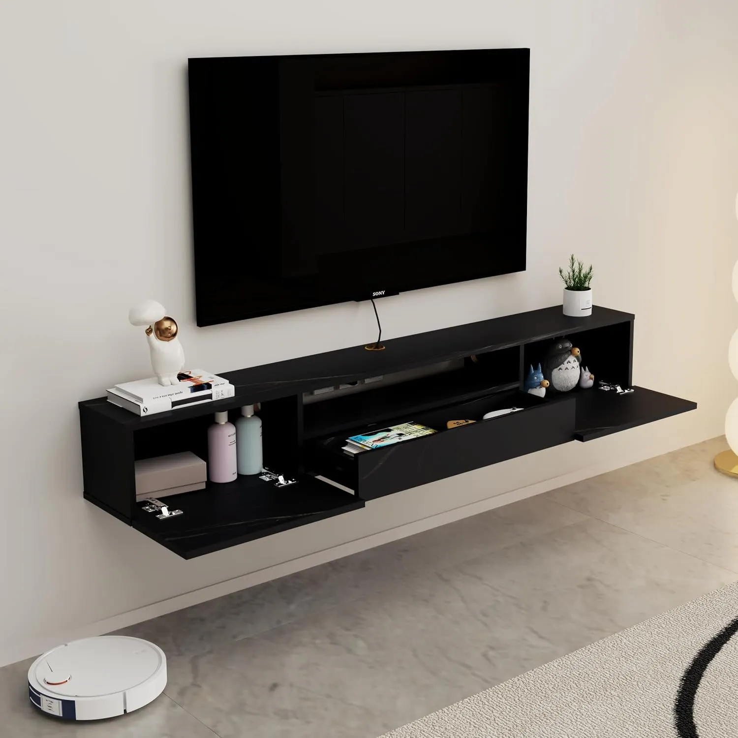 Custom Purio Floating TV Stand
