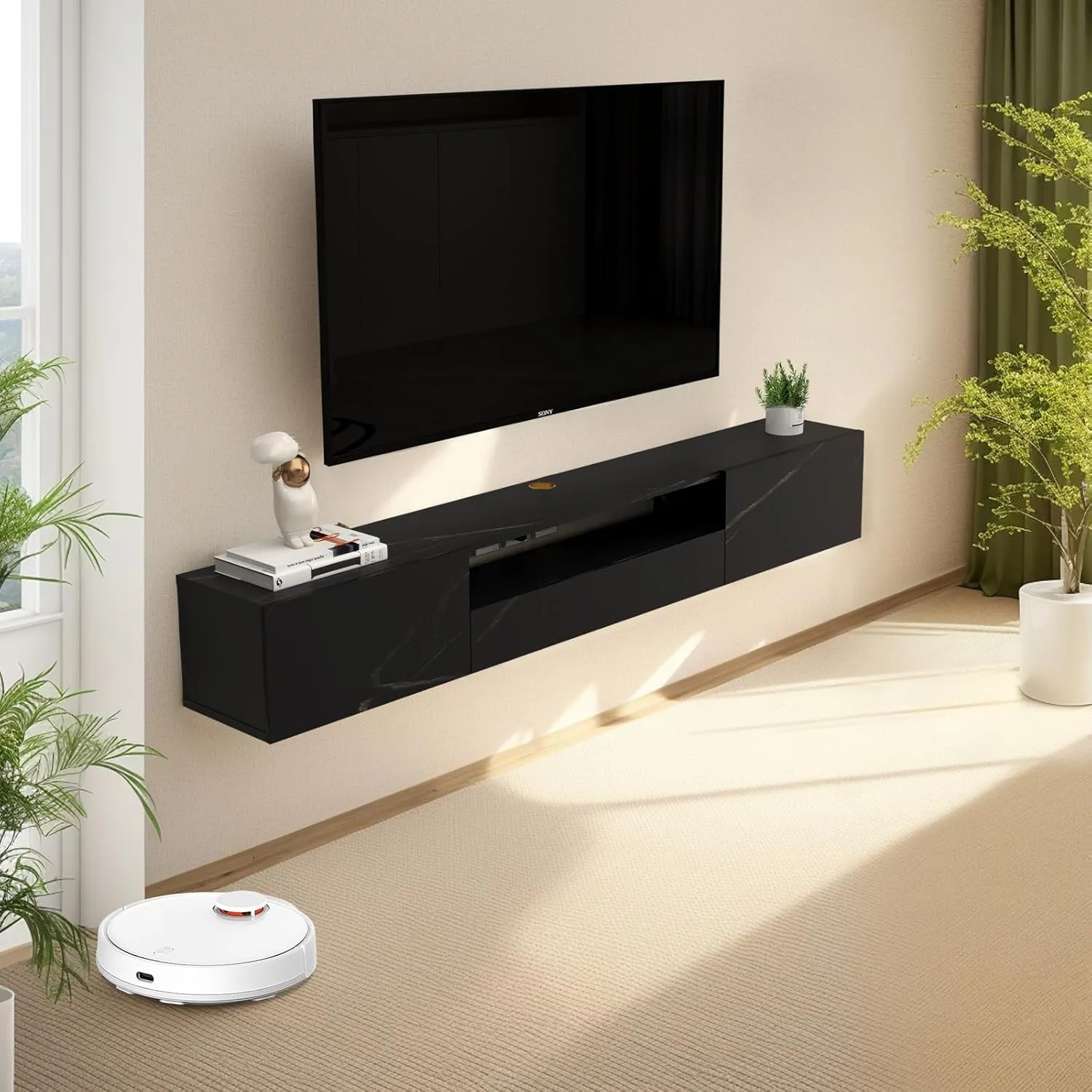 Custom Purio Floating TV Stand
