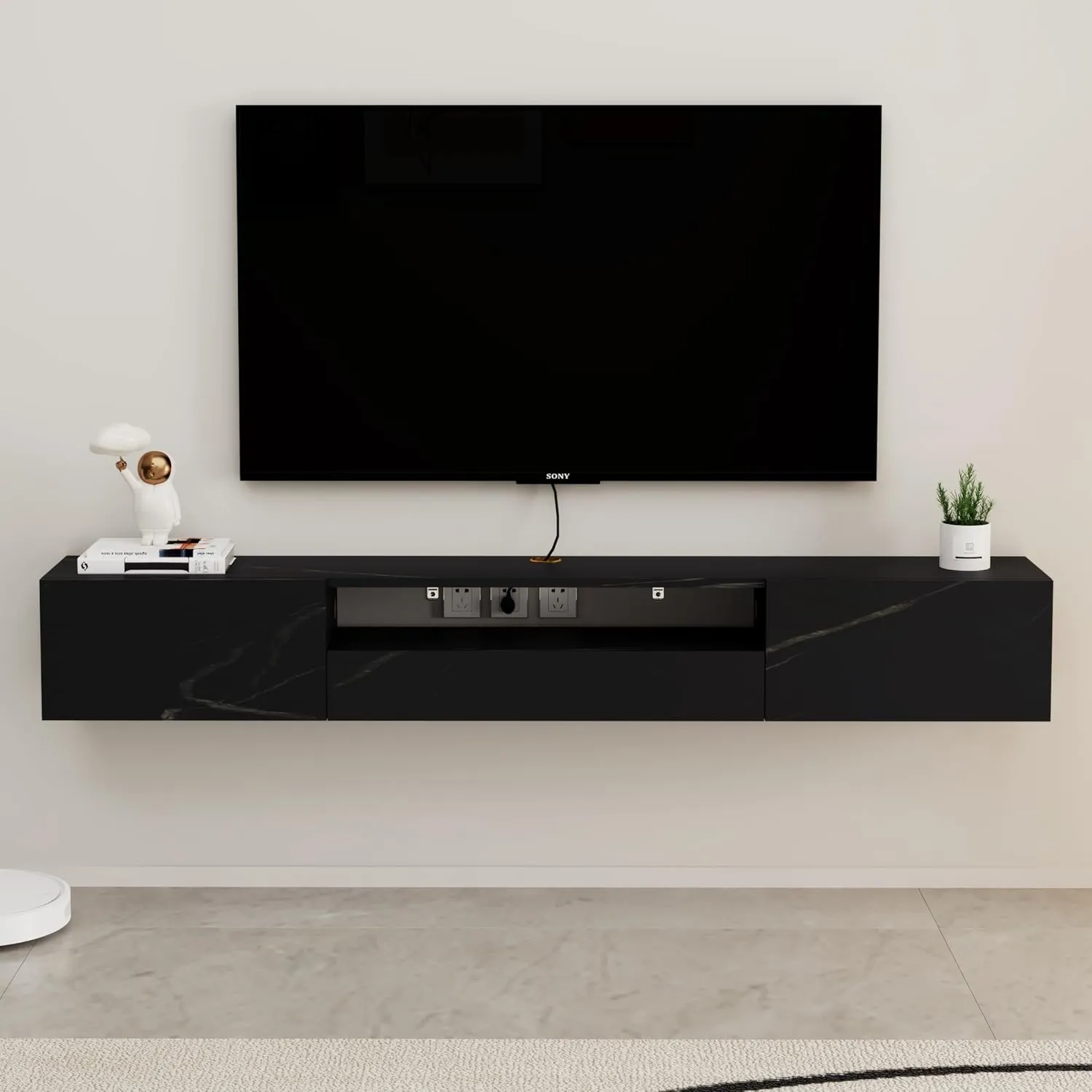 Custom Purio Floating TV Stand