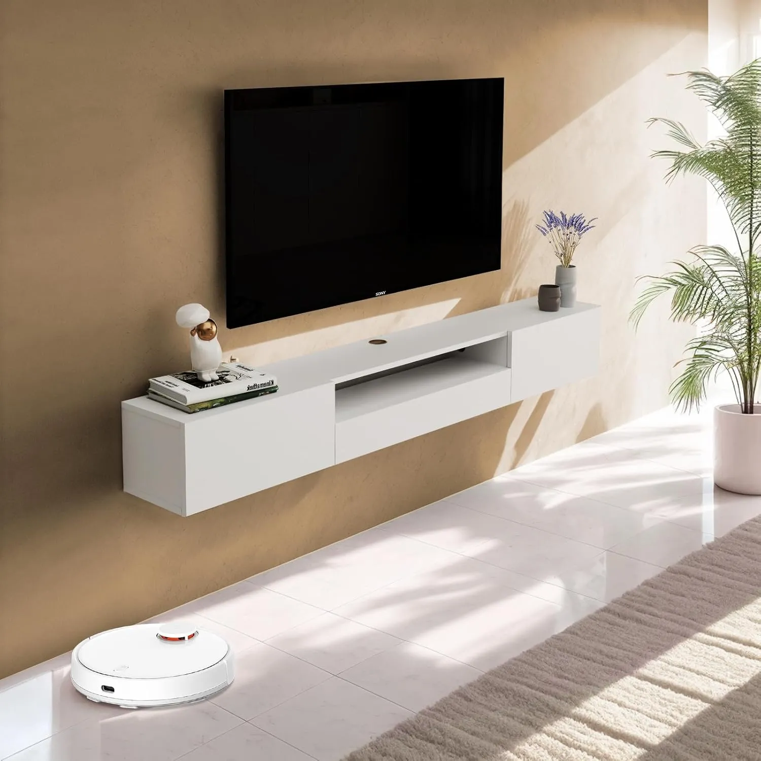 Custom Purio Floating TV Stand