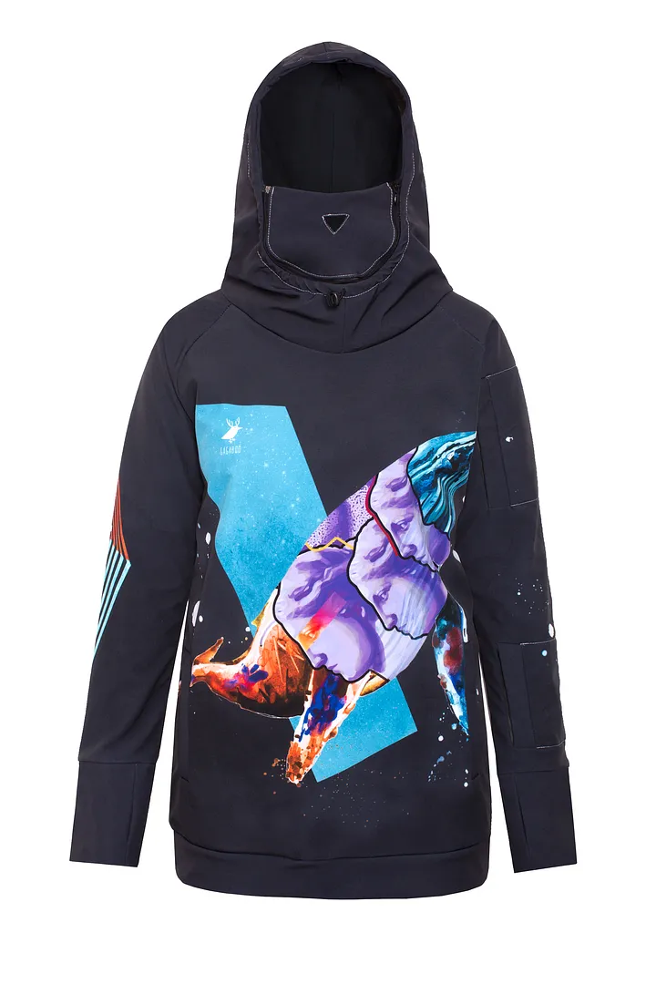 Denial women's snowboard hoodie - water repellent GAGABOO