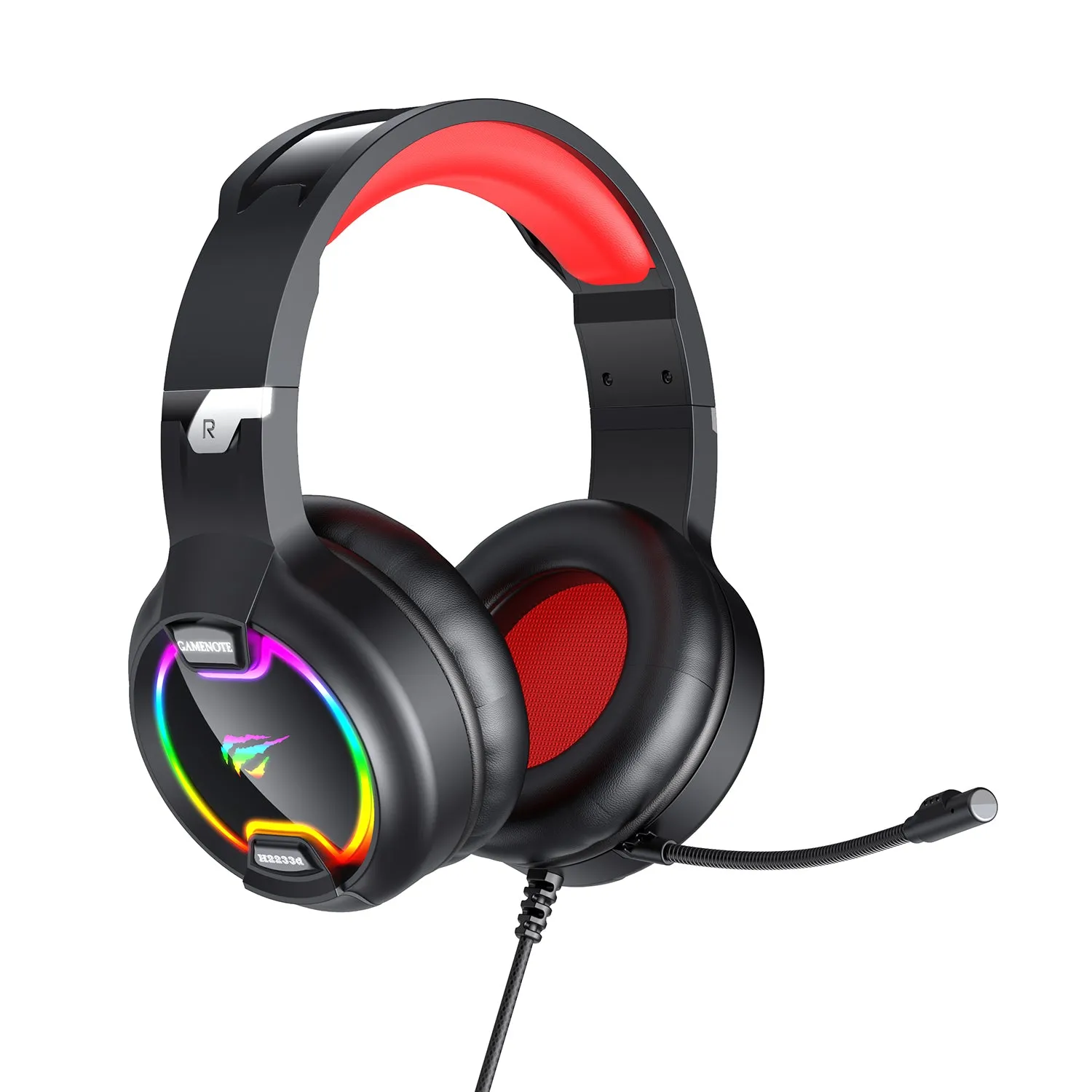 HAVIT H2233D RGB Cat Ear Headphones Gaming Headset with Volume Control & Microphone Mute Button