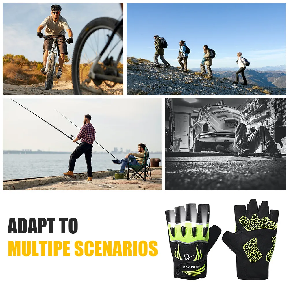 LED Flashlight Gloves for Cycling ,Working, Fishing