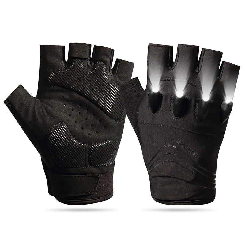 LED Flashlight Gloves for Cycling ,Working, Fishing