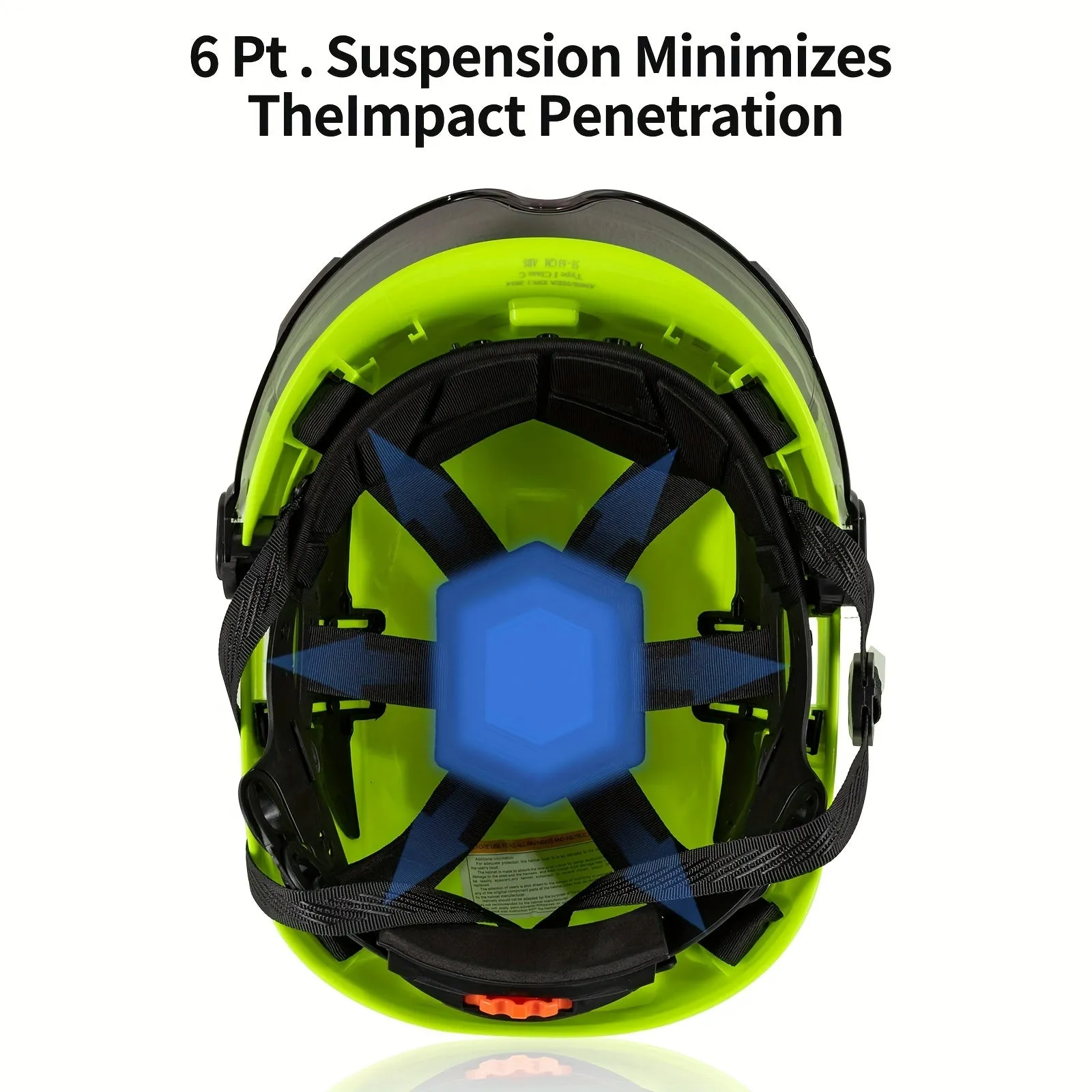 LOEBUCK Heavy-Duty Safety Helmet - Ultimate Protection with Noise-Cancelling Earmuffs & Goggles - Durable Hard Hat Set for Construction