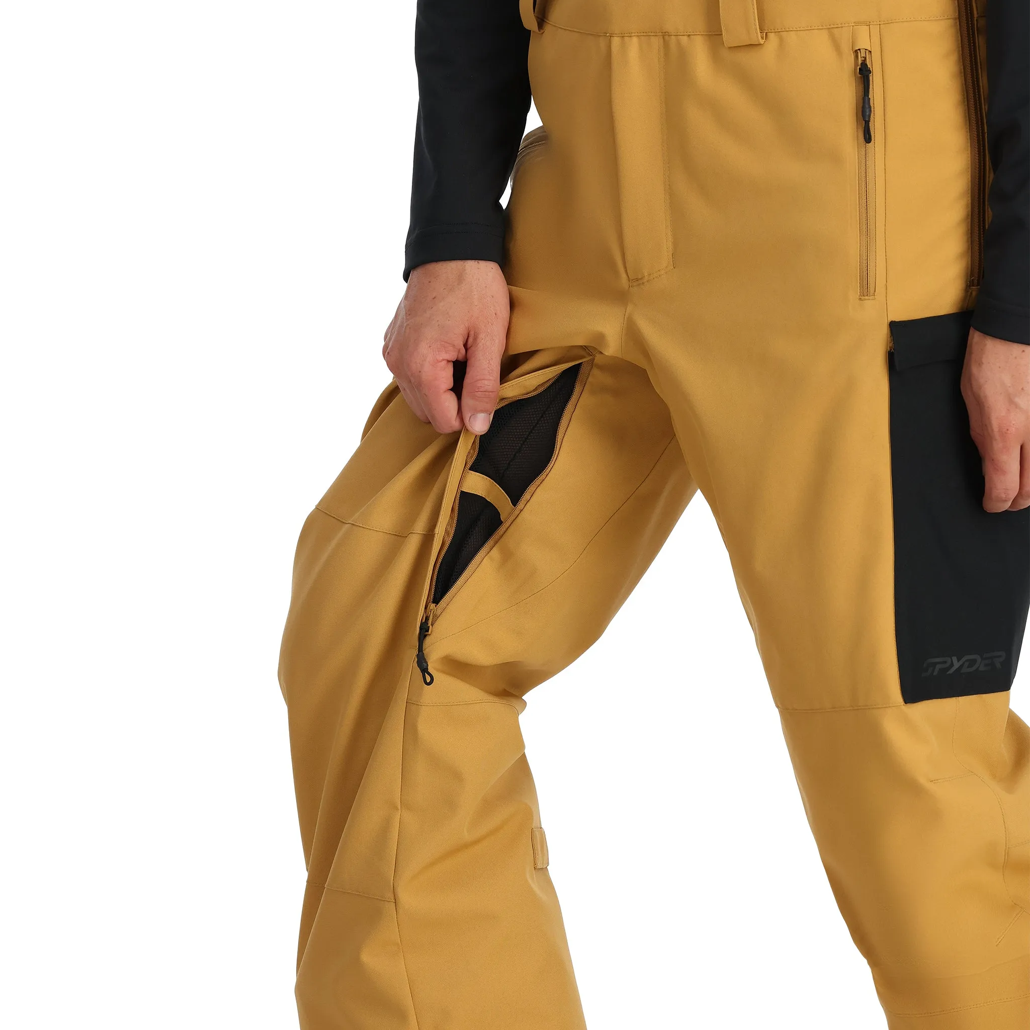 Mens Terrain Bib - Caramel