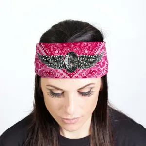 Milwaukee Leather | Bling Designed Wide Headband-Headwrap for Women