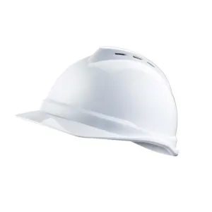 MSA V-Gard 500 Vented Helmet with Ratchet Suspension.
