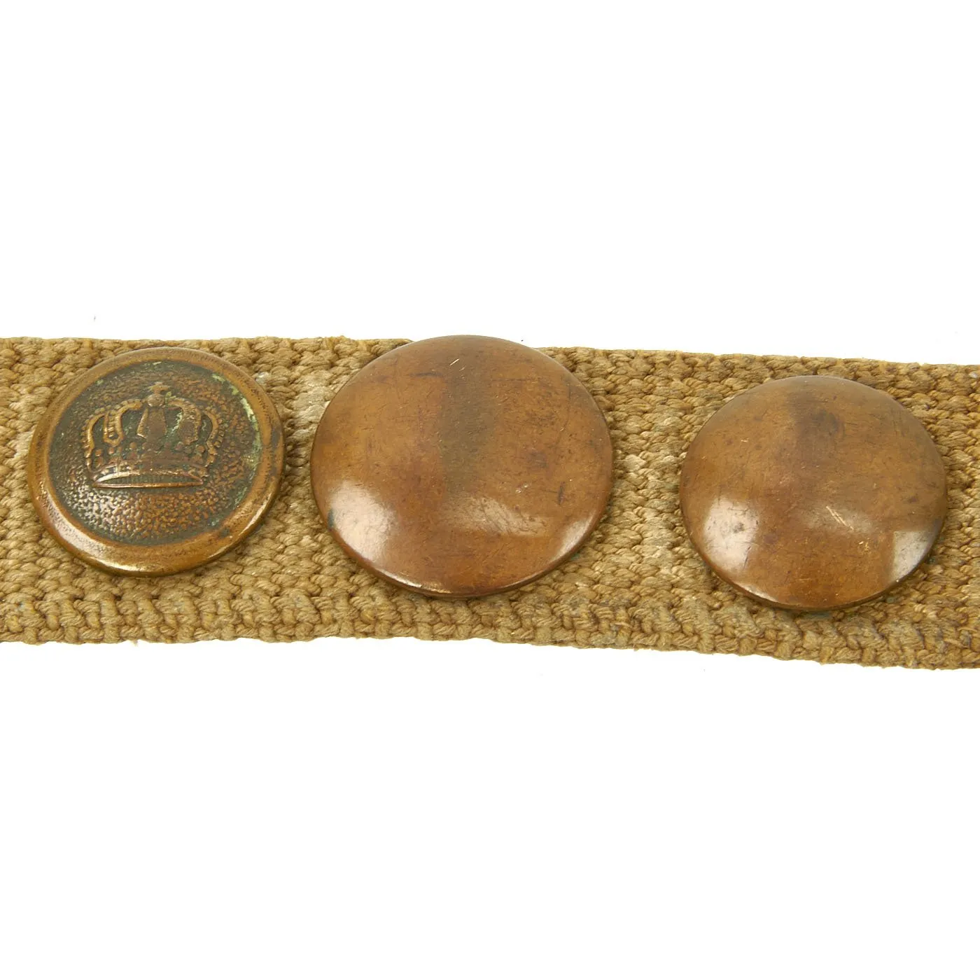 Original U.S. WWI Hate Belt made from Trouser Belt with 25 Attached Items