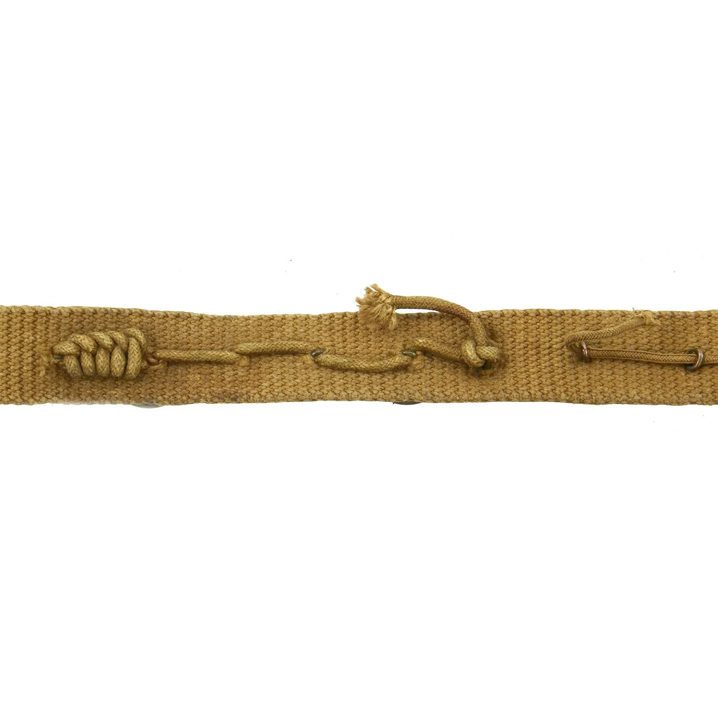 Original U.S. WWI Hate Belt made from Trouser Belt with 25 Attached Items