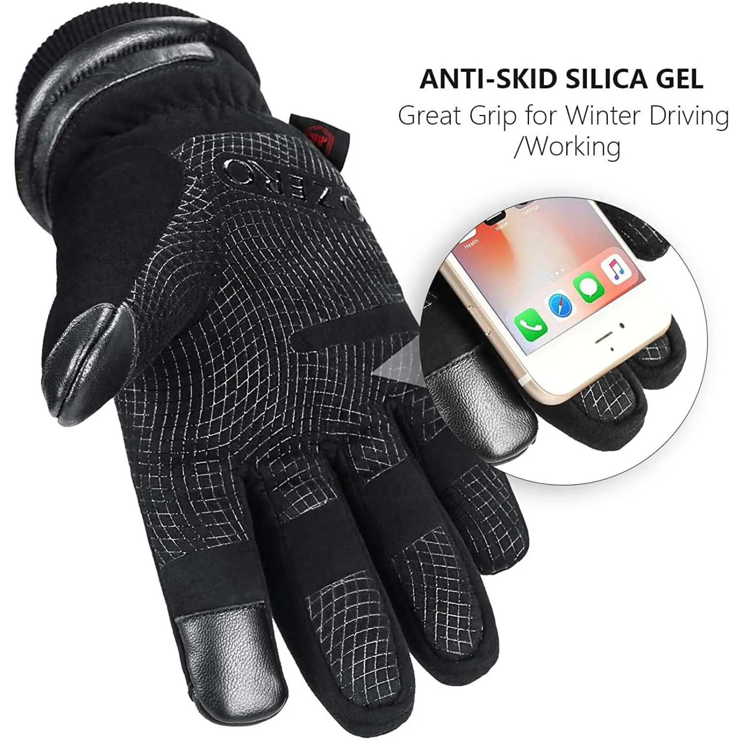OZERO Waterproof Winter Gloves