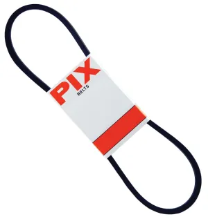 PIX A15/4L170 V-Belt, Molded Cog, 1/2 in W, Black :EA: QUANTITY: 1