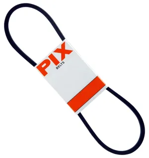 PIX A97/4L990 V-Belt, Molded Cog, 1/2 in W, Black :EA: QUANTITY: 1