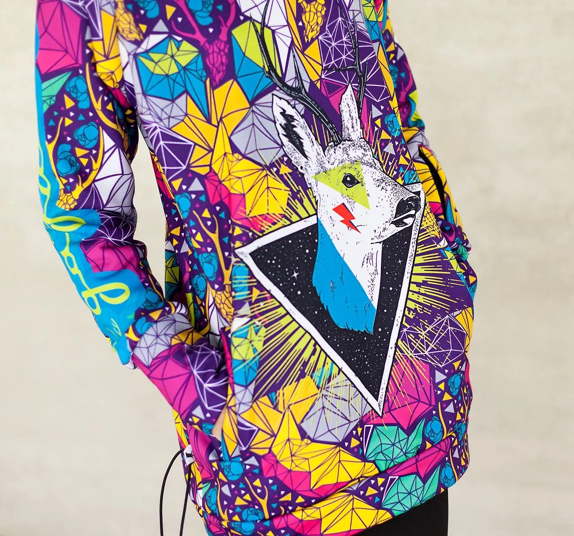 Psycho Deer women's snowboard hoodie - water repellent GAGABOO