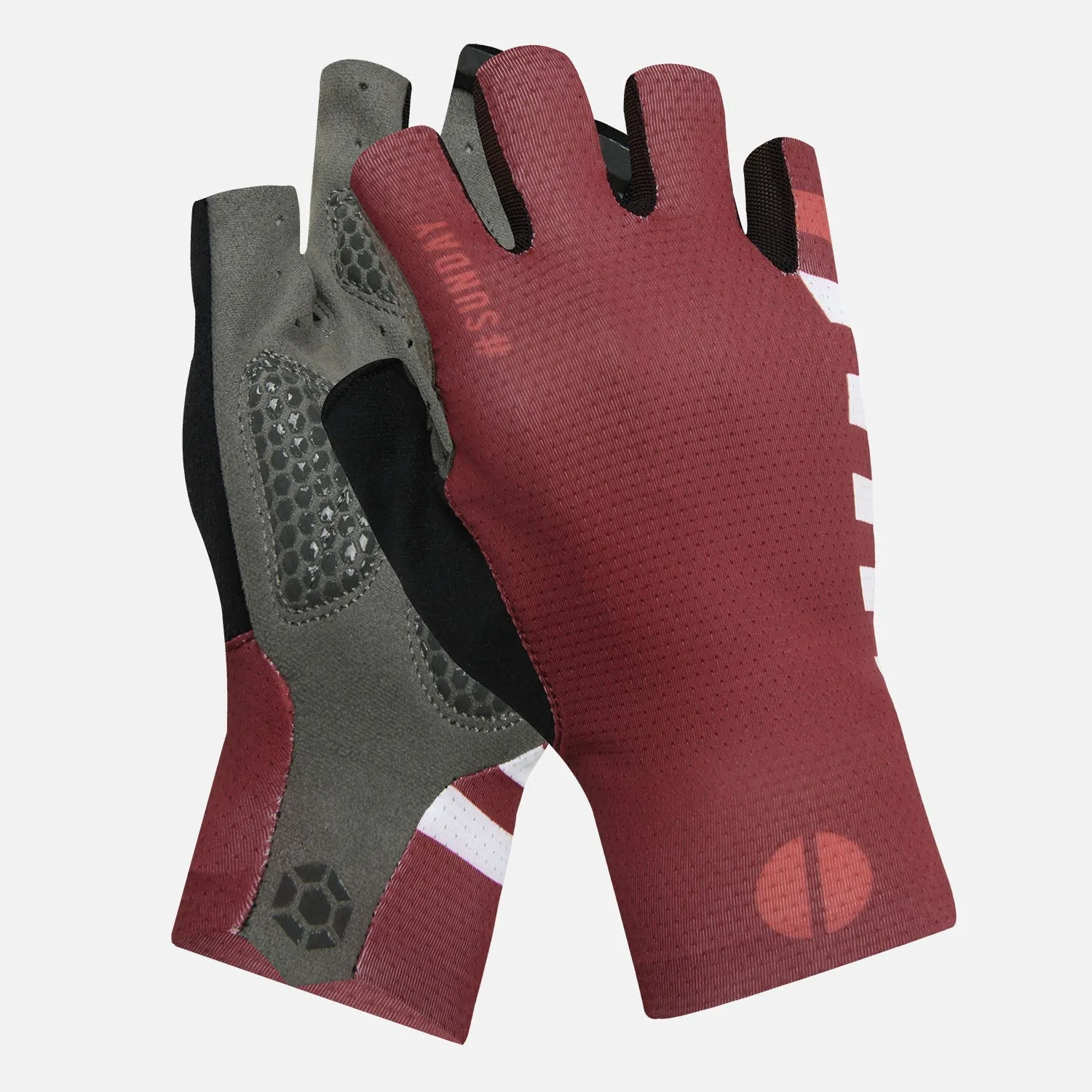 Skull Monton Half Finger Cycling Gloves Wednesday II