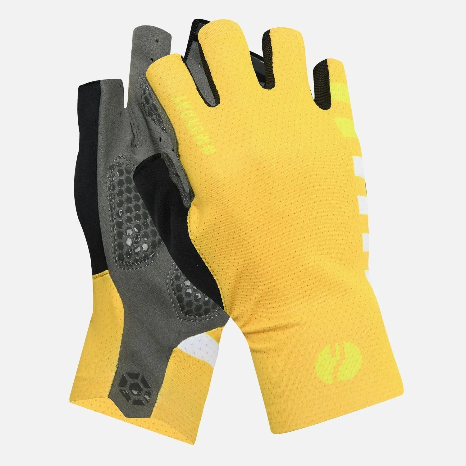 Skull Monton Half Finger Cycling Gloves Wednesday II