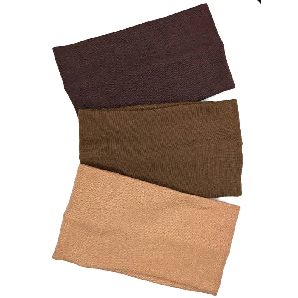 Superstretch Cotton Blend Headbands, Wide Width
