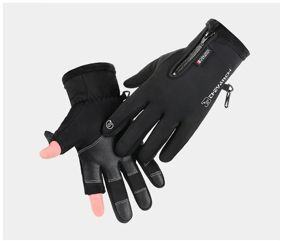Two Fingerless Outdoor Sports Warm Gloves