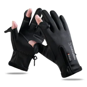 Two Fingerless Outdoor Sports Warm Gloves