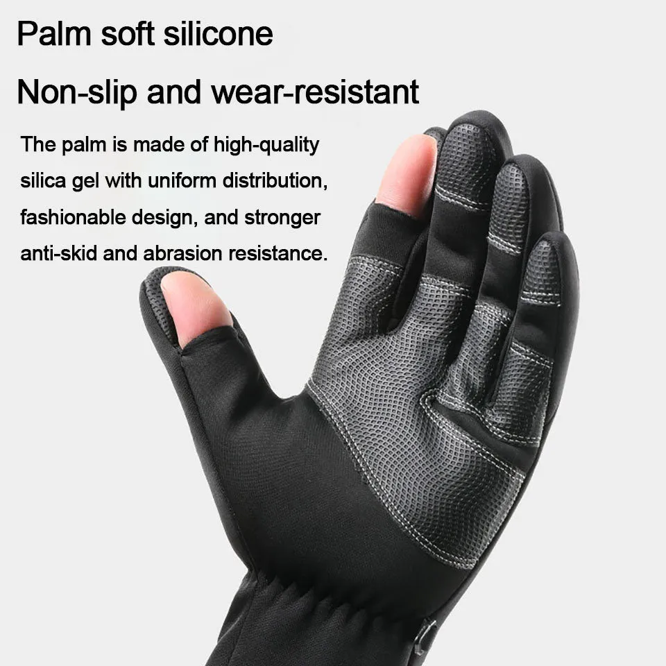 Two Fingerless Outdoor Sports Warm Gloves