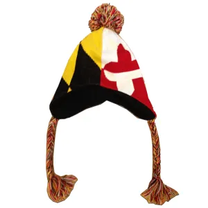UMD & Maryland Flag / Ski Hat