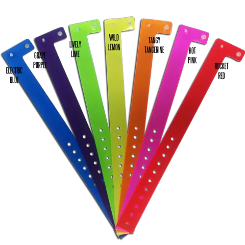 Vinyl Wristband Solid Colors 500