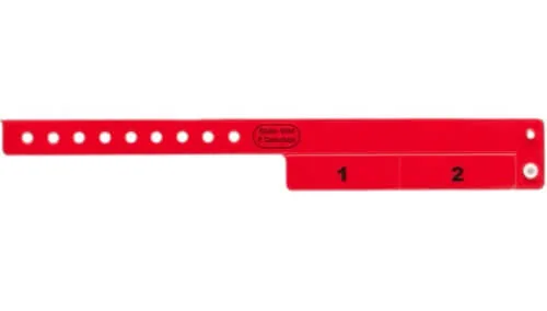 Vinyl Wristbands - 2 Tab