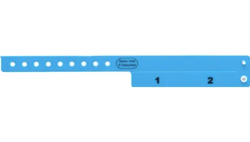Vinyl Wristbands - 2 Tab