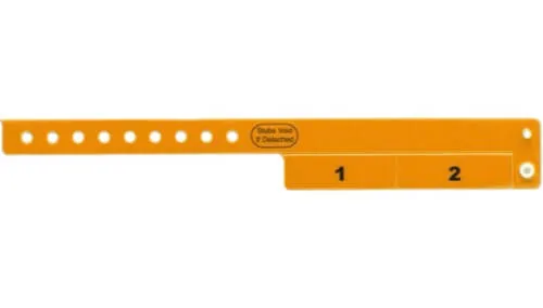 Vinyl Wristbands - 2 Tab