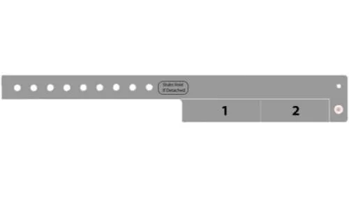 Vinyl Wristbands - 2 Tab