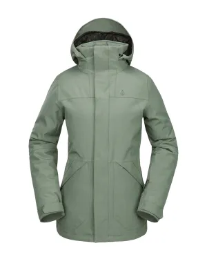 Volcom Women's Shelter 3D Stretch Jacket Lichen Green Smp 2025