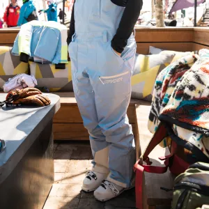Womens Terrain Bib - Powder Blue High Voltage (2022)