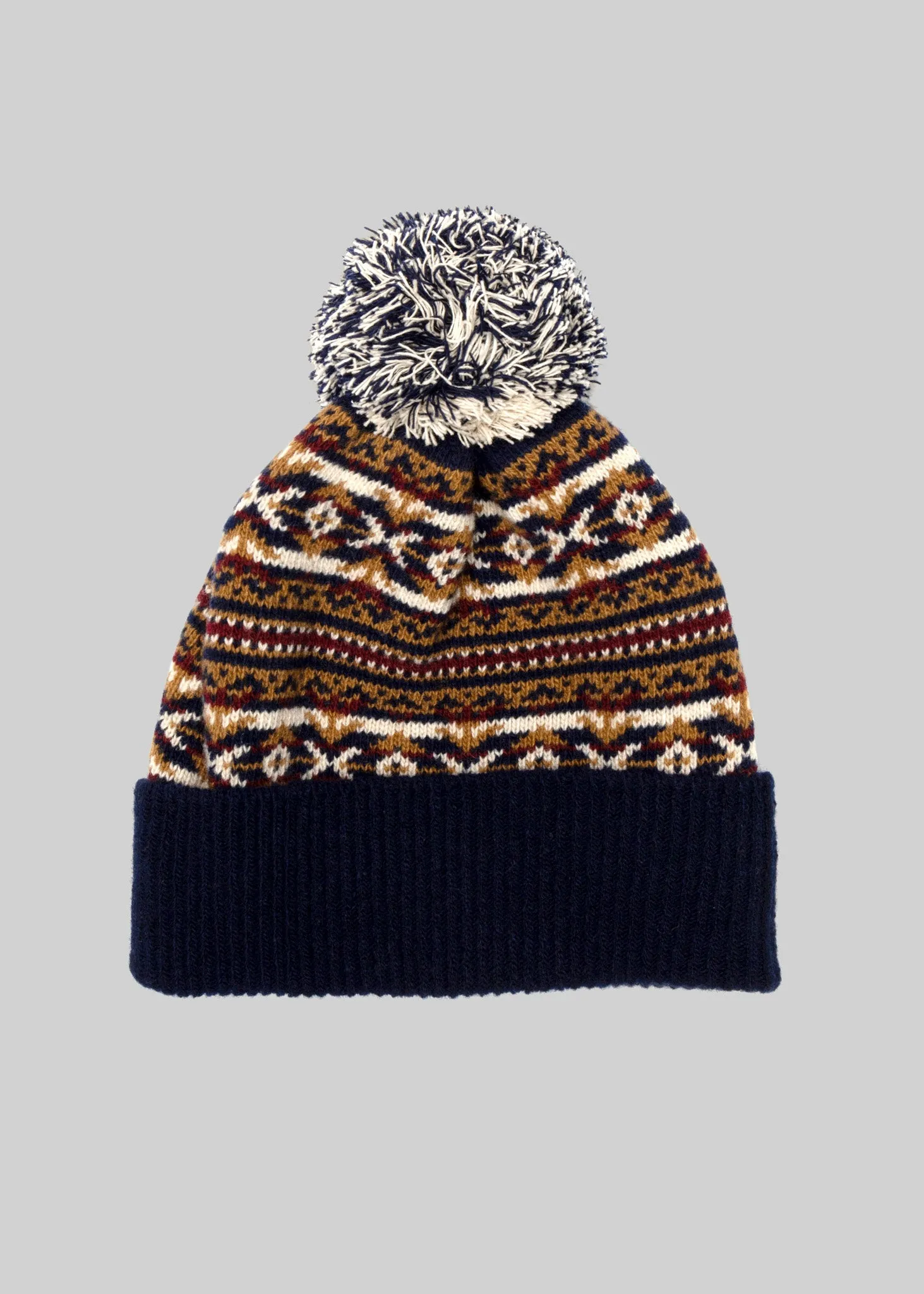 Wool Fair Isle Beanie
