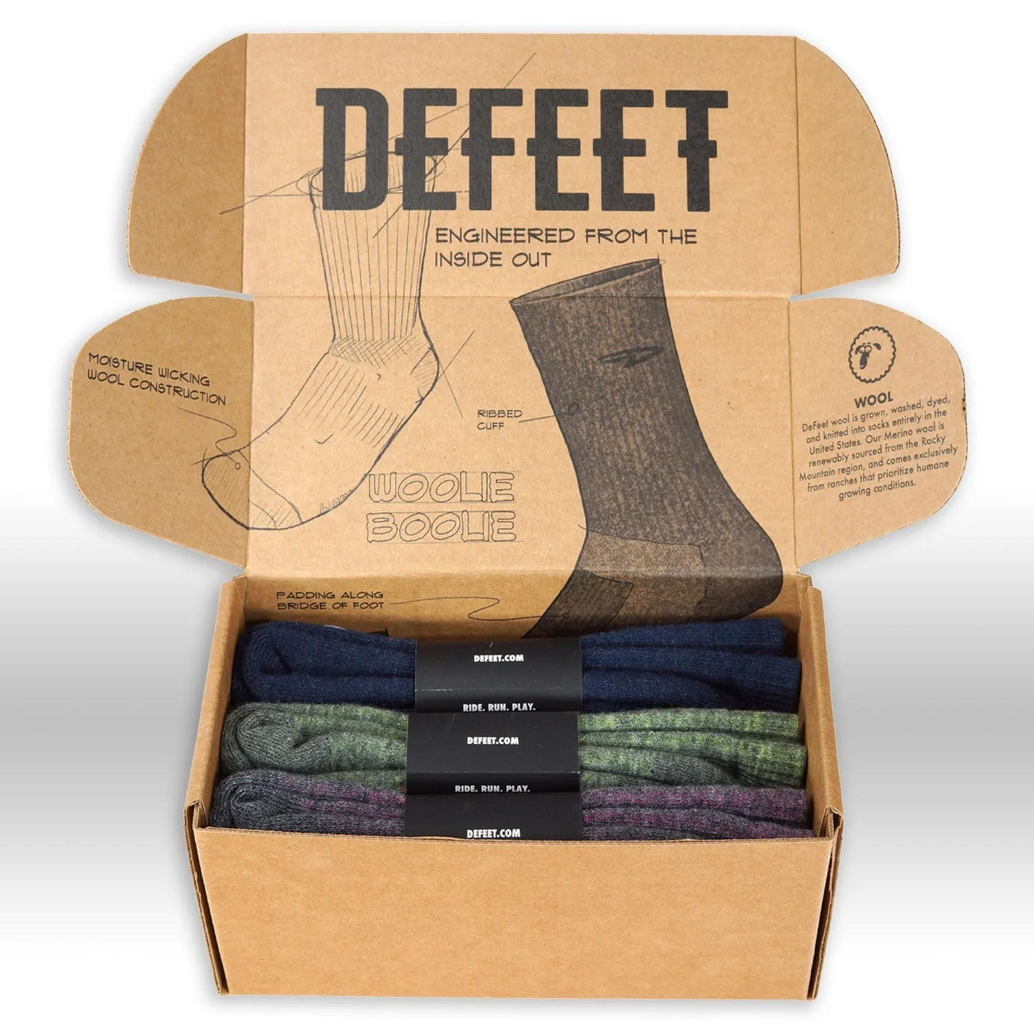 Woolie Boolie Blaze 6" 3-Pack Gift Box