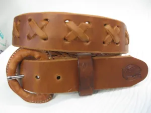 X-Weave, Plain Design Harness Leather Belt